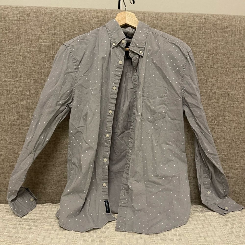 American eagle Mens Slim Fit Casual button down shirt